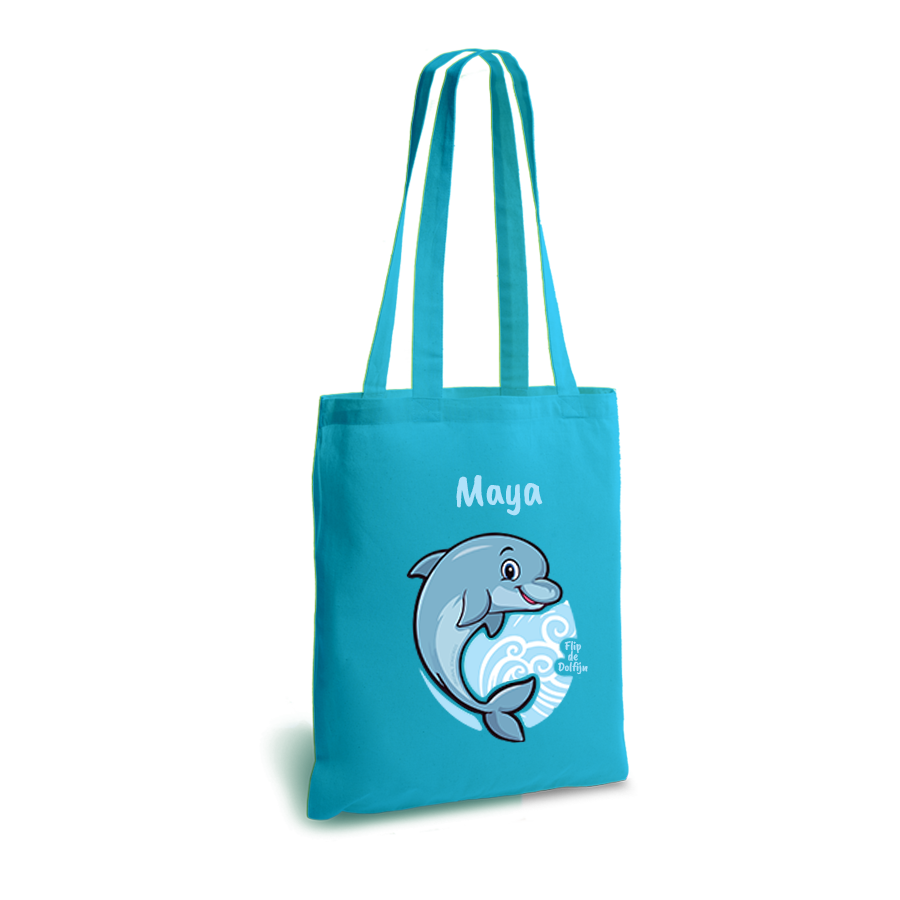 Flip de Dolfijn | tote bag | gepersonaliseerd met naam - Afbeelding 9