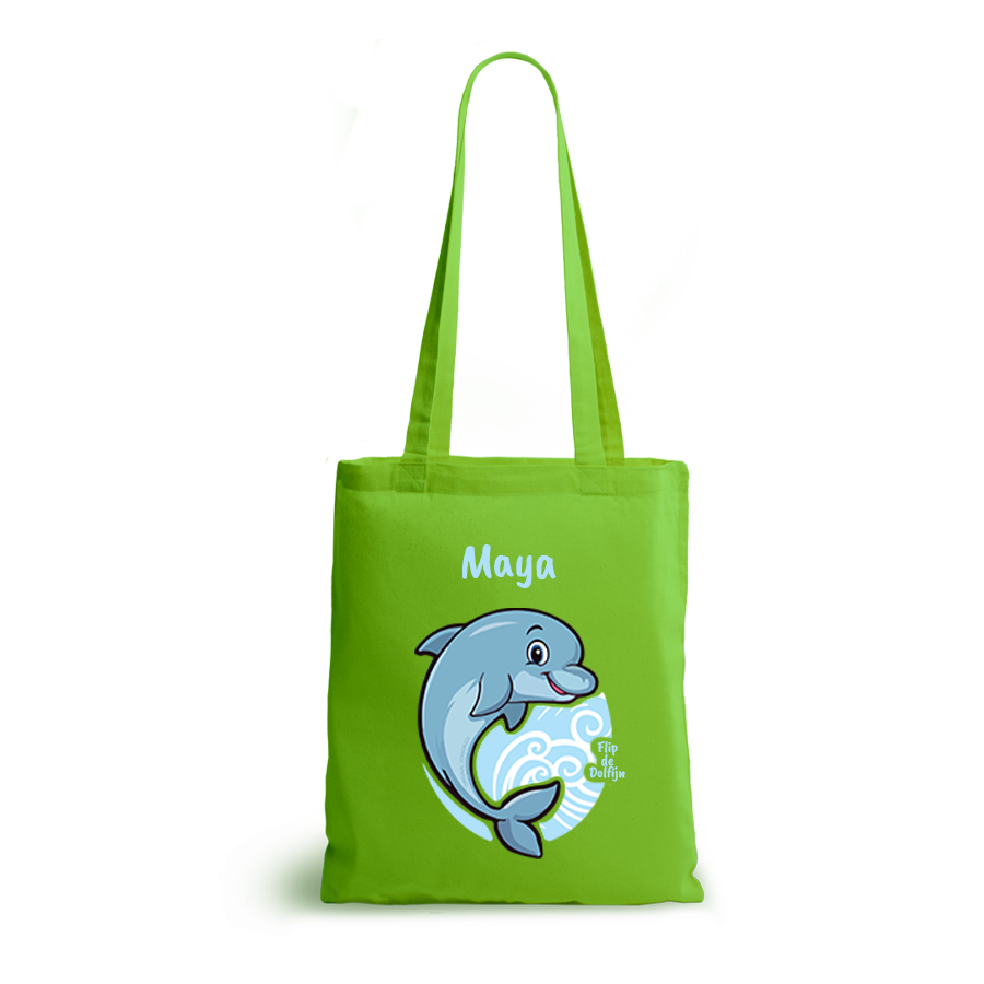 Flip de Dolfijn | tote bag | gepersonaliseerd met naam - Afbeelding 10