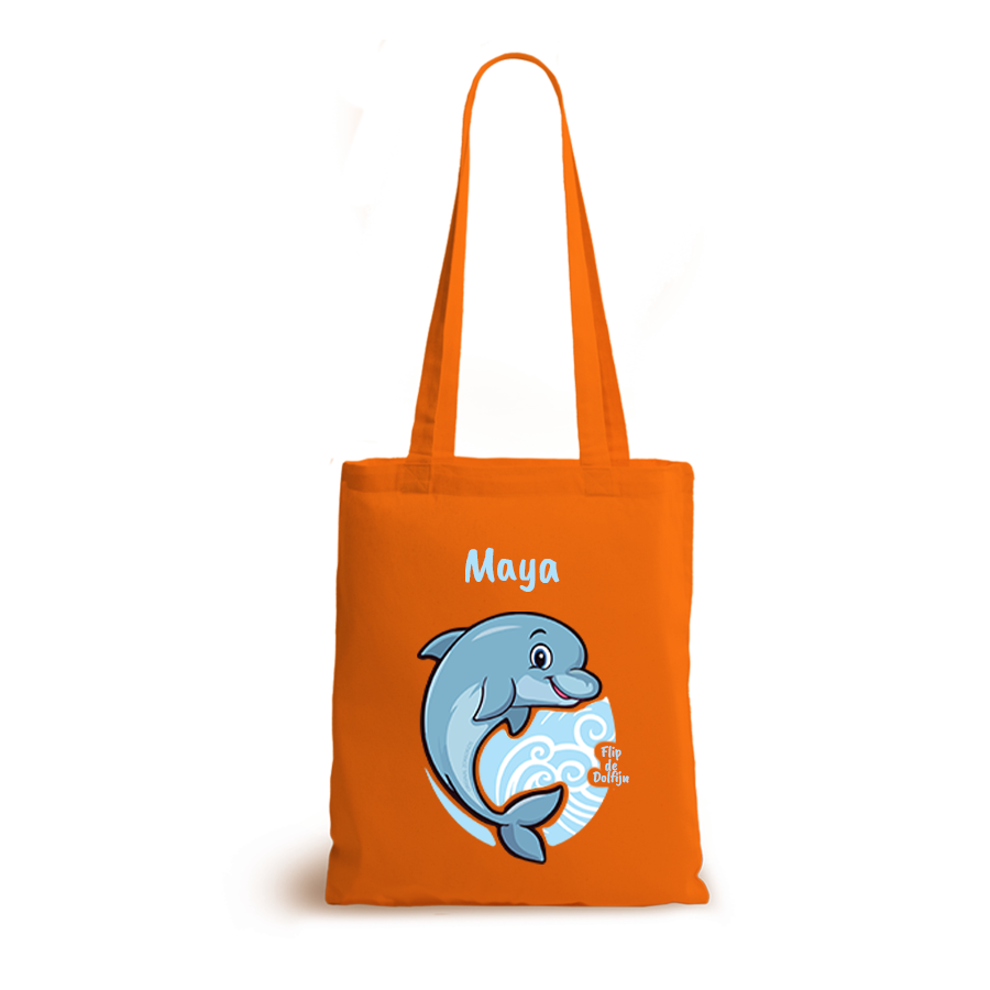 Flip de Dolfijn | tote bag | gepersonaliseerd met naam - Afbeelding 12