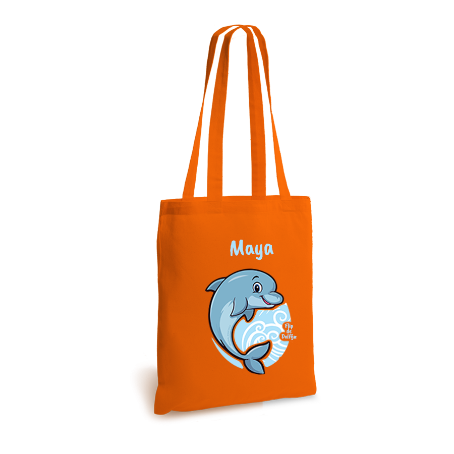 Flip de Dolfijn | tote bag | gepersonaliseerd met naam - Afbeelding 13
