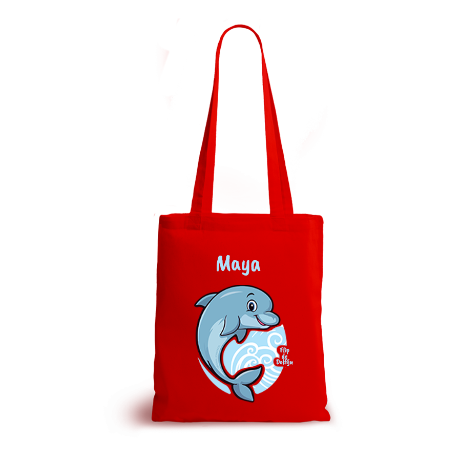 Flip de Dolfijn | tote bag | gepersonaliseerd met naam - Afbeelding 14