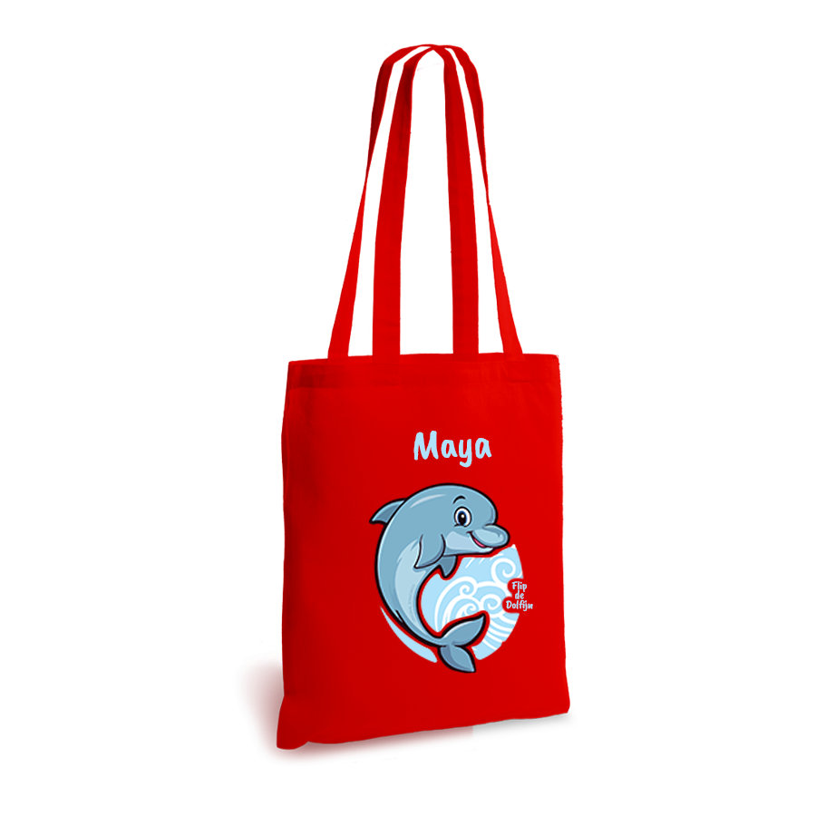 Flip de Dolfijn | tote bag | gepersonaliseerd met naam - Afbeelding 15