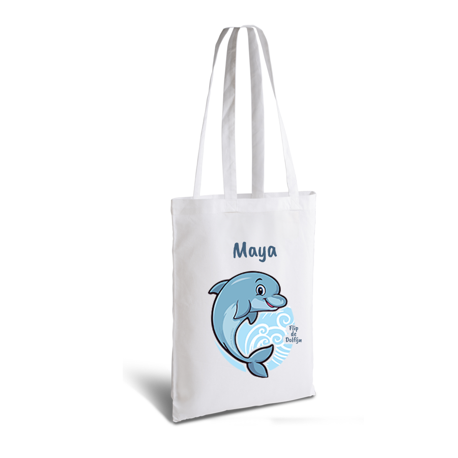 Flip de Dolfijn | tote bag | gepersonaliseerd met naam - Afbeelding 18