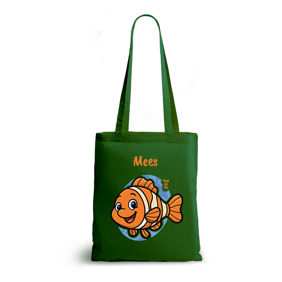 Gup de Vis | tote bag | gepersonaliseerd met naam - Afbeelding 4