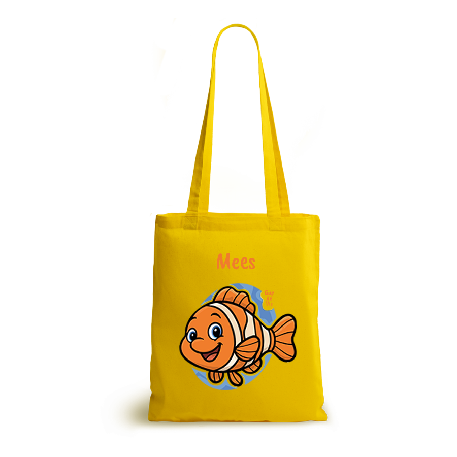Gup de Vis | tote bag | gepersonaliseerd met naam - Afbeelding 6
