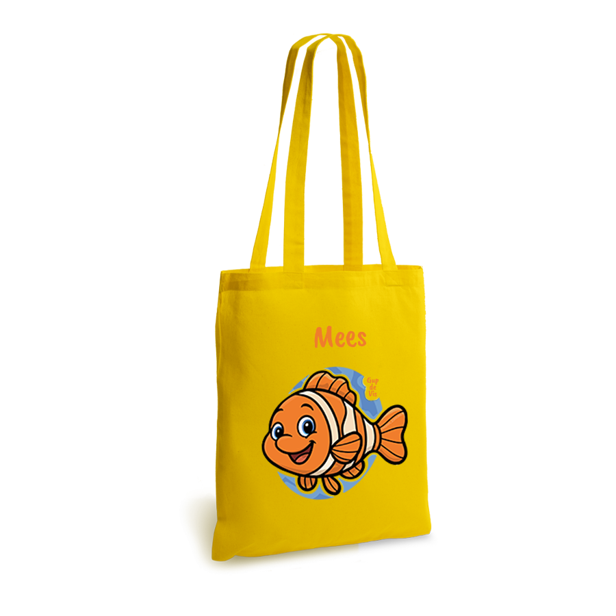 Gup de Vis | tote bag | gepersonaliseerd met naam - Afbeelding 7