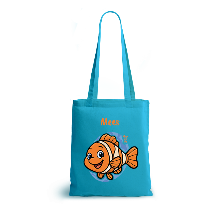 Gup de Vis | tote bag | gepersonaliseerd met naam - Afbeelding 8