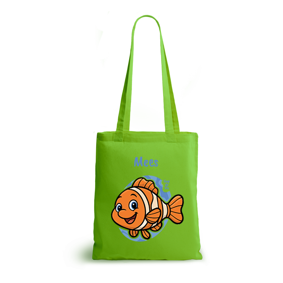 Gup de Vis | tote bag | gepersonaliseerd met naam - Afbeelding 10