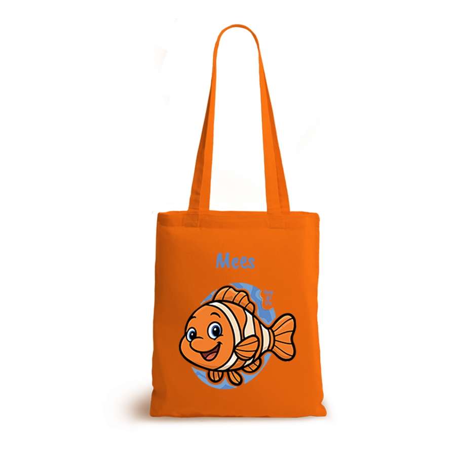 Gup de Vis | tote bag | gepersonaliseerd met naam