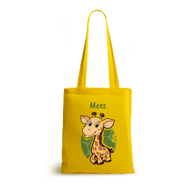 Gus de Giraf | tote bag | gepersonaliseerd met naam