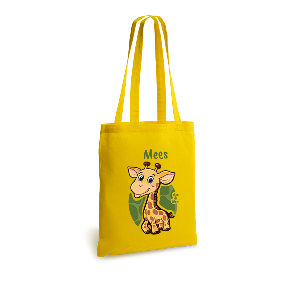 Gus de Giraf | tote bag | gepersonaliseerd met naam - Afbeelding 6