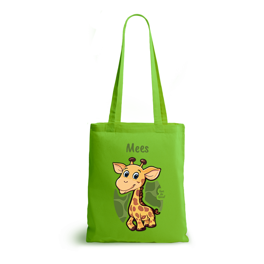 Gus de Giraf | tote bag | gepersonaliseerd met naam - Afbeelding 9