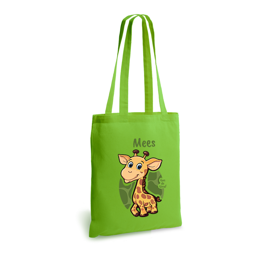 Gus de Giraf | tote bag | gepersonaliseerd met naam - Afbeelding 10