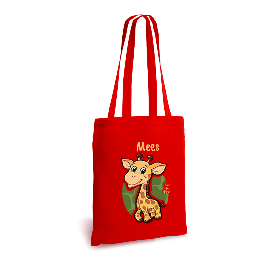 Gus de Giraf | tote bag | gepersonaliseerd met naam - Afbeelding 14