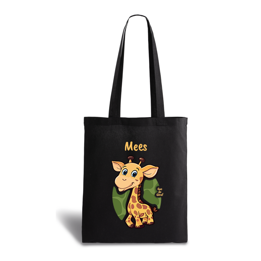 Gus de Giraf | tote bag | gepersonaliseerd met naam - Afbeelding 2
