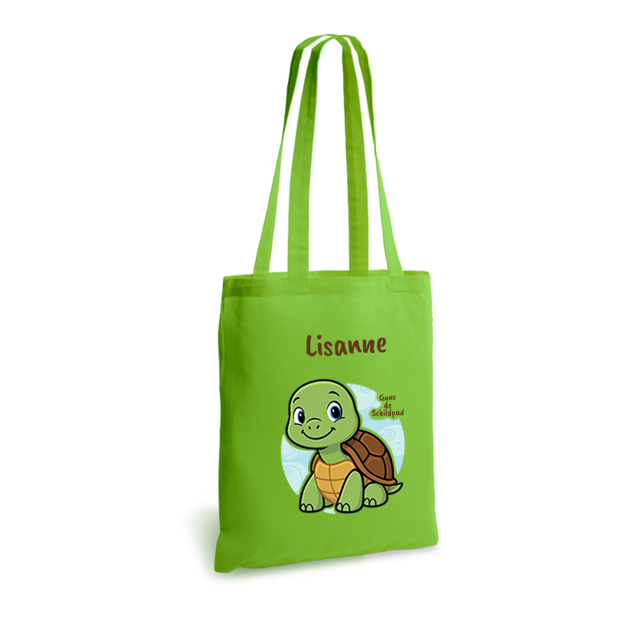Guus de Schildpad | tote bag | gepersonaliseerd met naam - Afbeelding 11