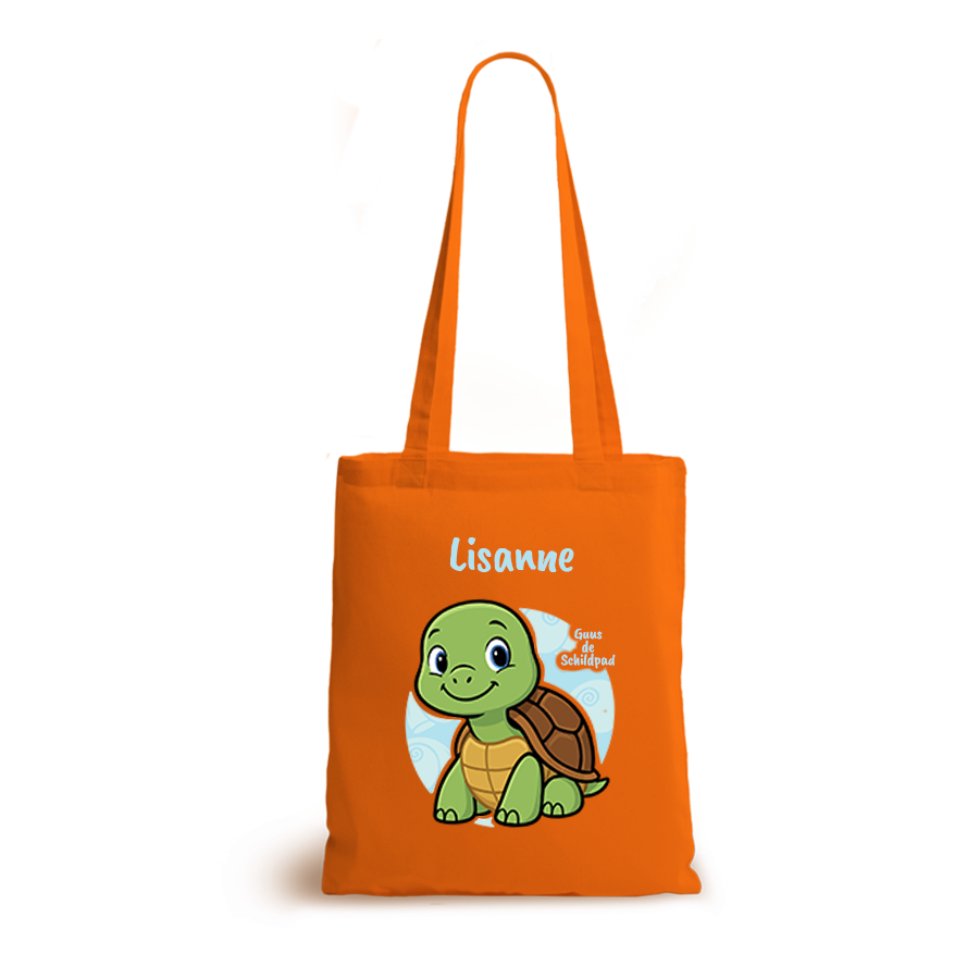 Guus de Schildpad | tote bag | gepersonaliseerd met naam - Afbeelding 12