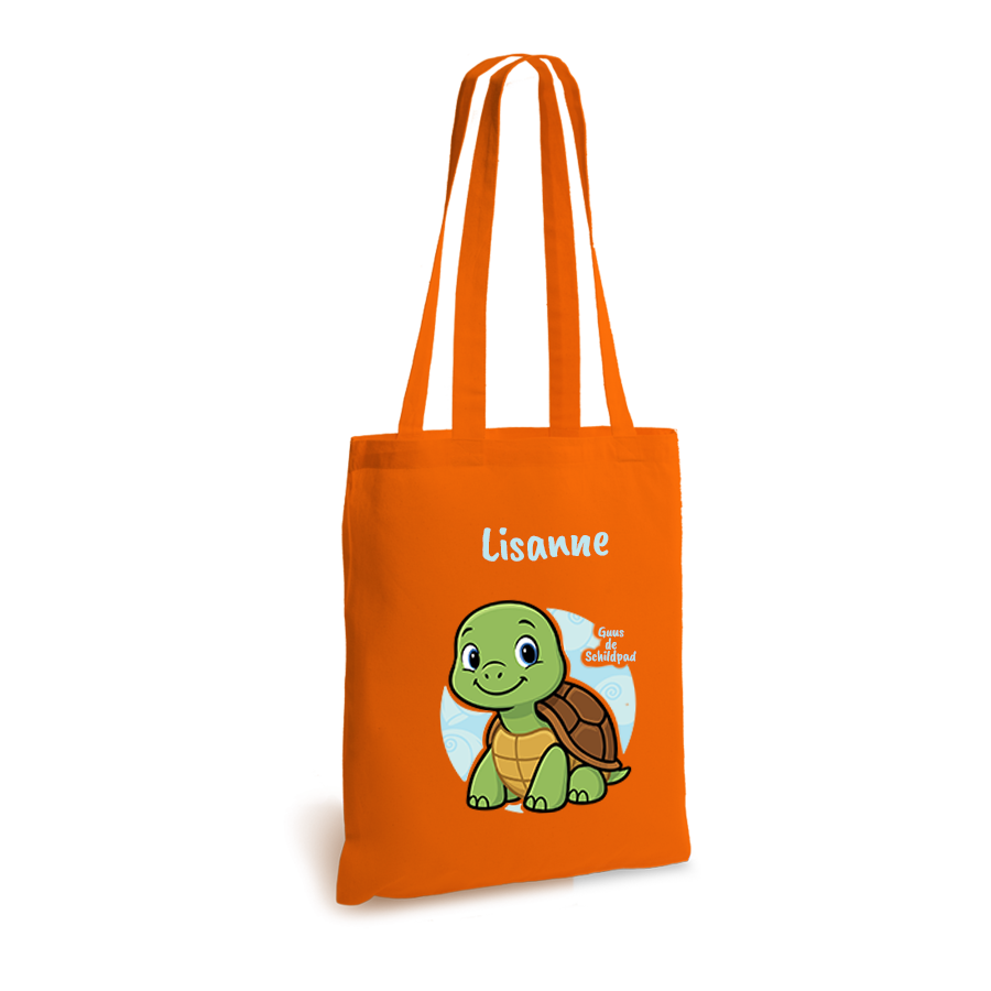 Guus de Schildpad | tote bag | gepersonaliseerd met naam - Afbeelding 13
