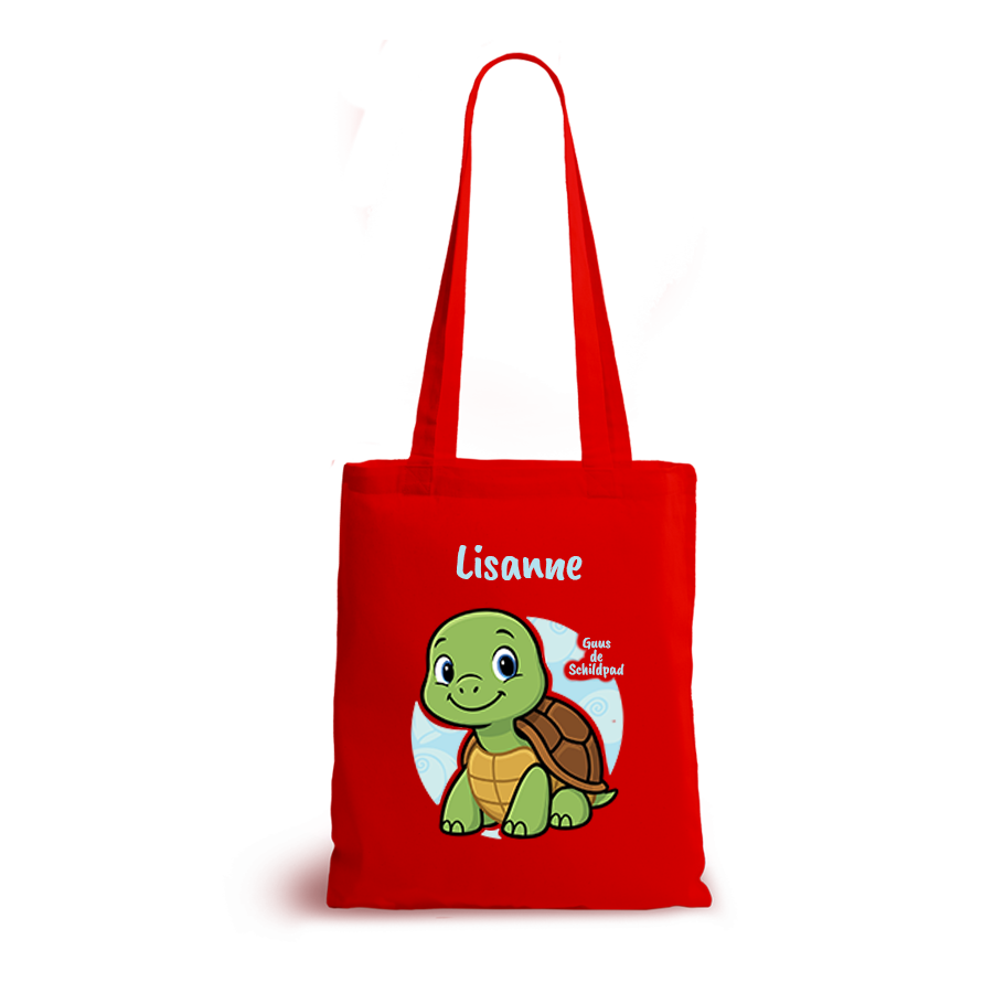 Guus de Schildpad | tote bag | gepersonaliseerd met naam - Afbeelding 14