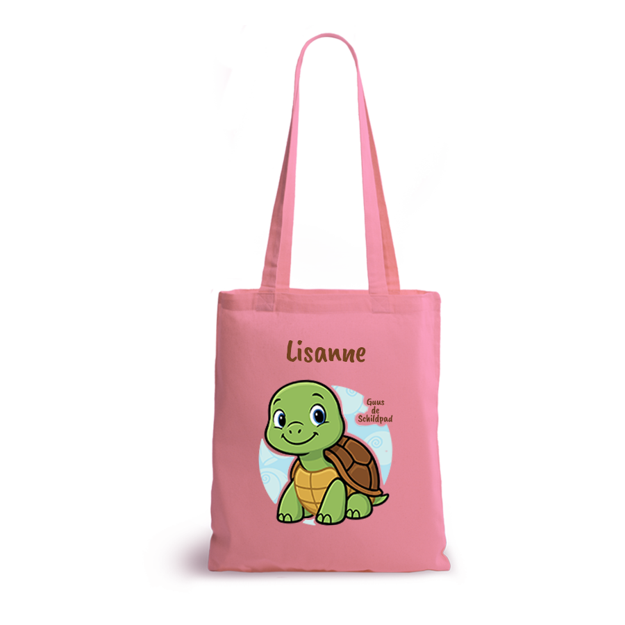 Guus de Schildpad | tote bag | gepersonaliseerd met naam - Afbeelding 16
