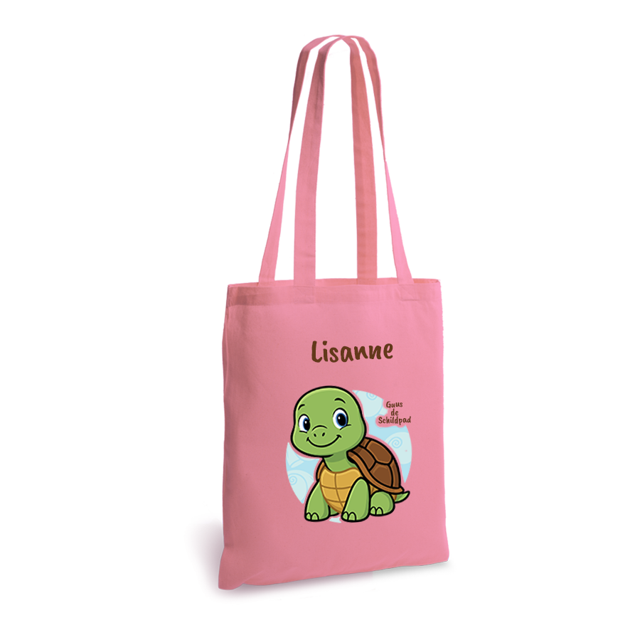 Guus de Schildpad | tote bag | gepersonaliseerd met naam - Afbeelding 17