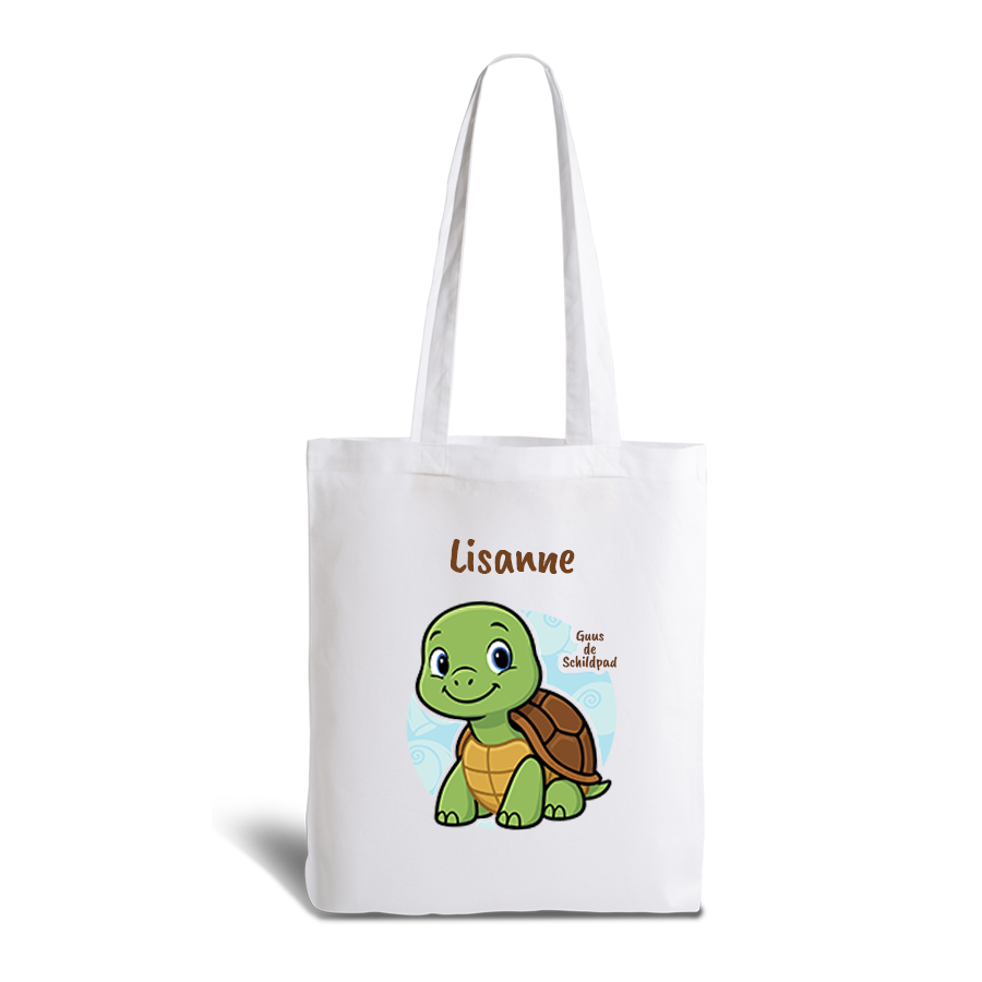 Guus de Schildpad | tote bag | gepersonaliseerd met naam - Afbeelding 18