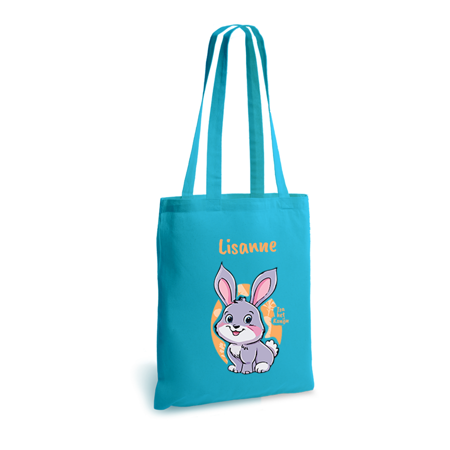 Isa het Konijn | tote bag | gepersonaliseerd met naam - Afbeelding 9