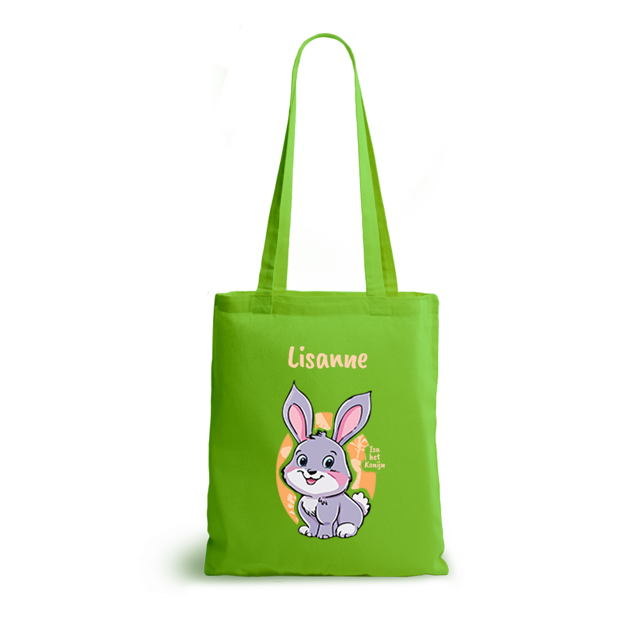 Isa het Konijn | tote bag | gepersonaliseerd met naam - Afbeelding 10