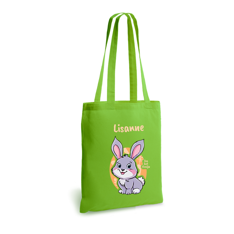 Isa het Konijn | tote bag | gepersonaliseerd met naam - Afbeelding 11