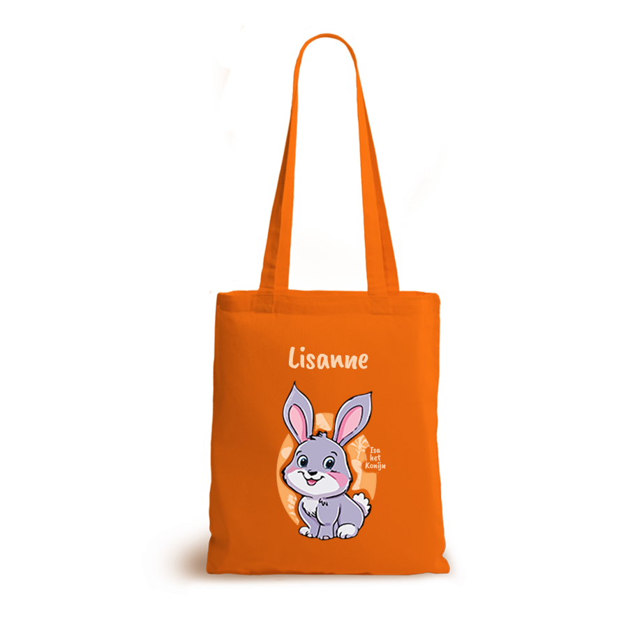 Isa het Konijn | tote bag | gepersonaliseerd met naam - Afbeelding 12