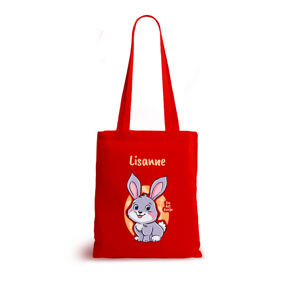 Isa het Konijn | tote bag | gepersonaliseerd met naam - Afbeelding 14