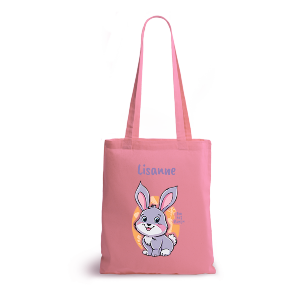 Isa het Konijn | tote bag | gepersonaliseerd met naam