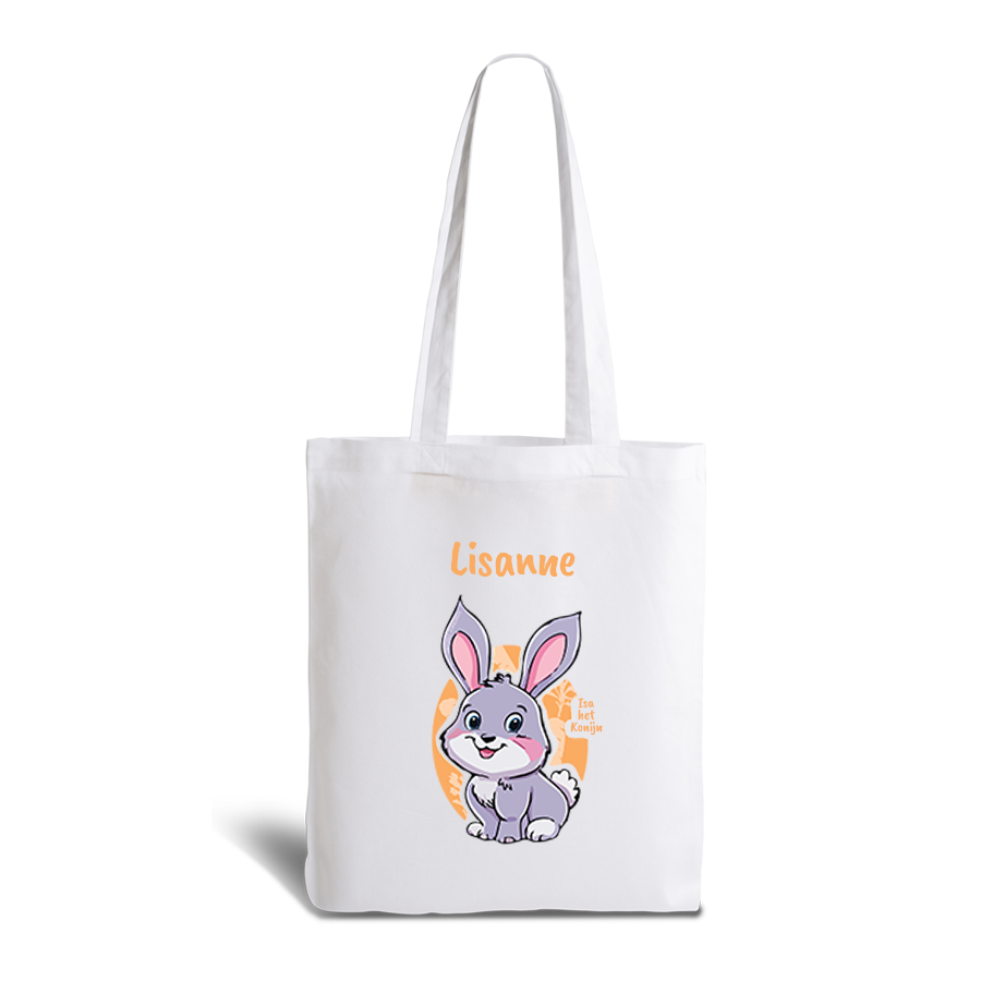 Isa het Konijn | tote bag | gepersonaliseerd met naam - Afbeelding 17