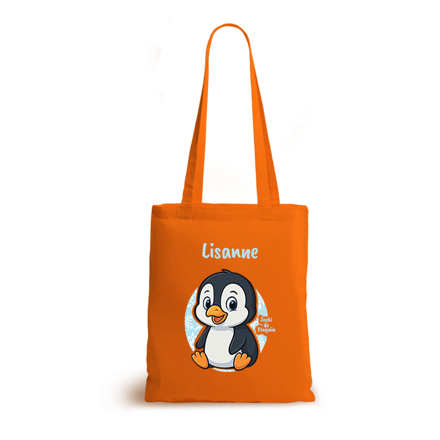 Joeki de Pinguin | tote bag | gepersonaliseerd met naam - Afbeelding 11