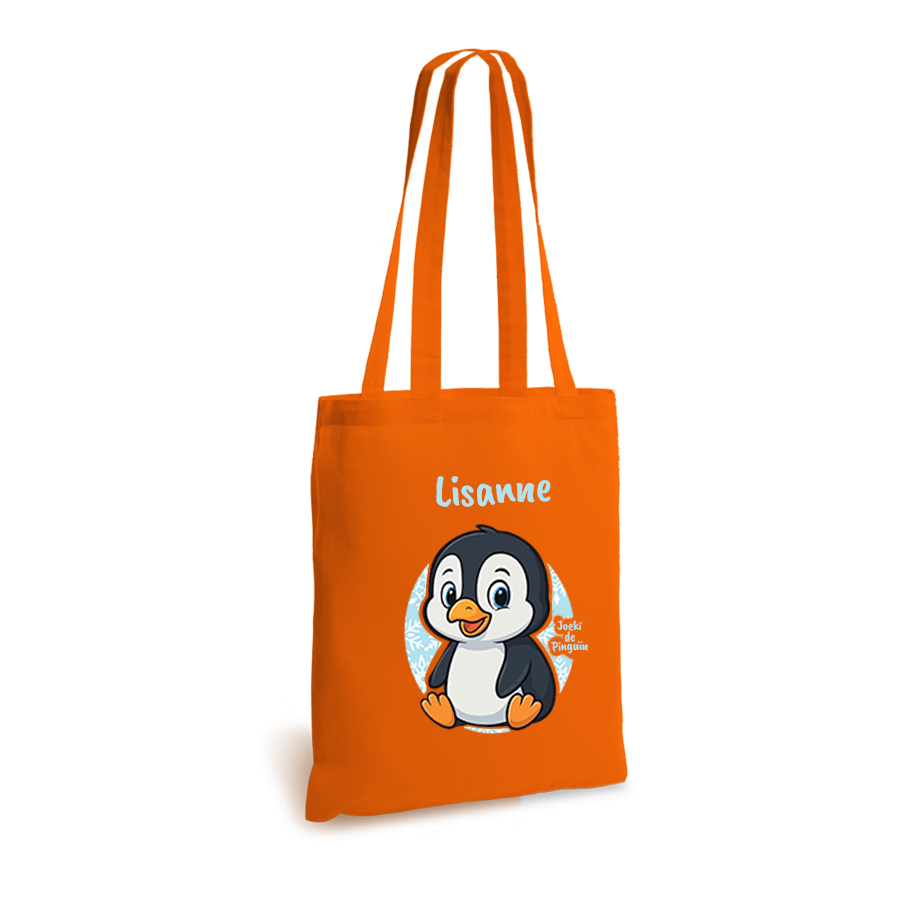 Joeki de Pinguin | tote bag | gepersonaliseerd met naam - Afbeelding 12