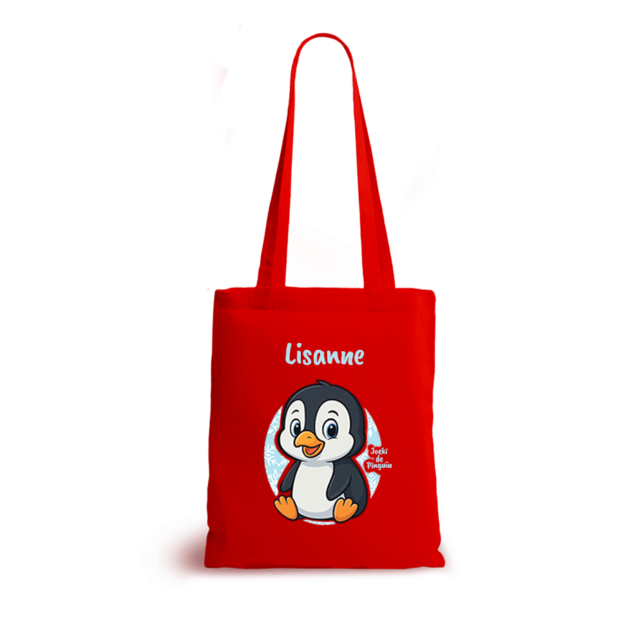 Joeki de Pinguin | tote bag | gepersonaliseerd met naam - Afbeelding 13