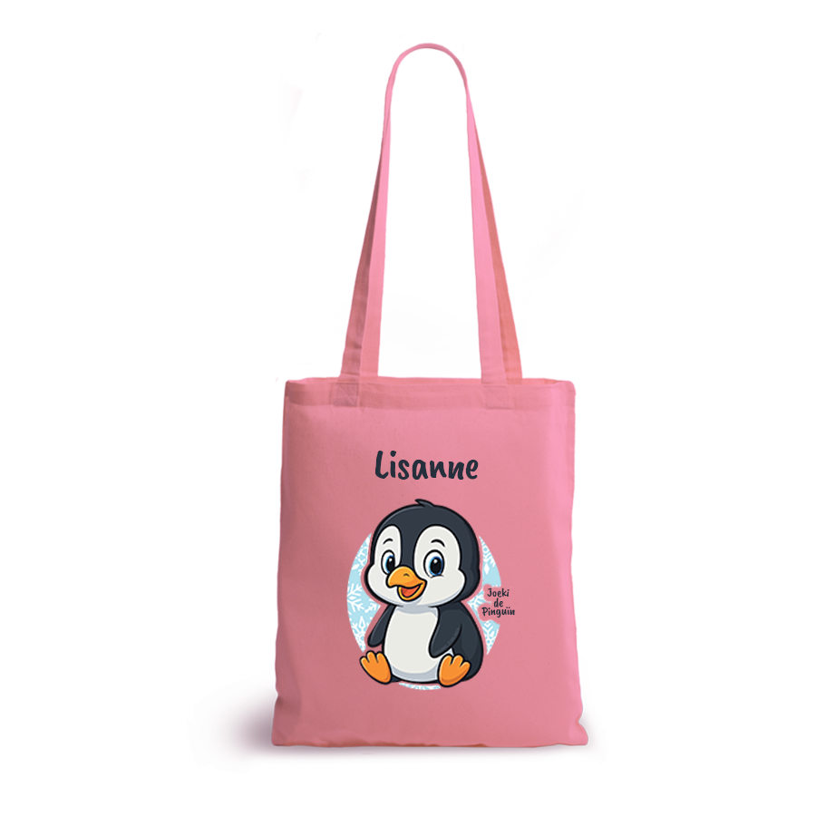 Joeki de Pinguin | tote bag | gepersonaliseerd met naam - Afbeelding 15