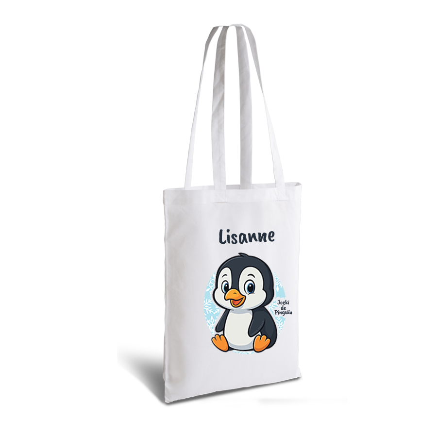 Joeki de Pinguin | tote bag | gepersonaliseerd met naam - Afbeelding 18