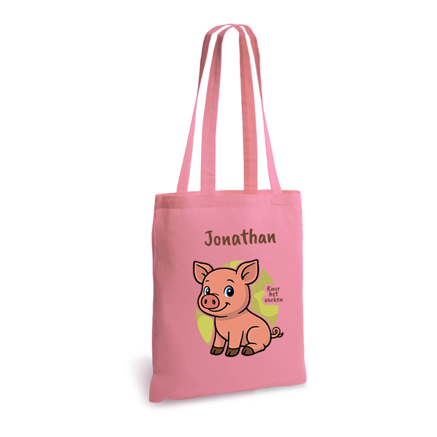 Knor het Varken | tote bag | gepersonaliseerd met naam - Afbeelding 11