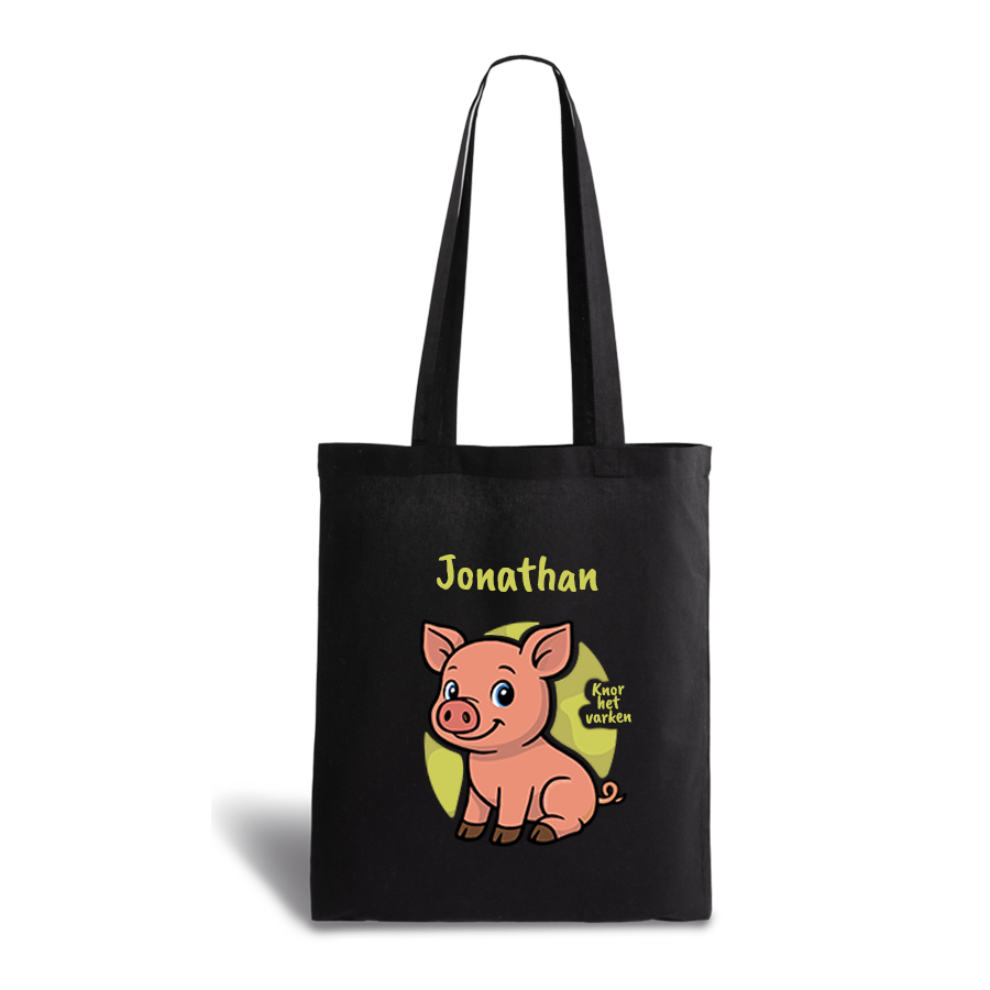 Knor het Varken | tote bag | gepersonaliseerd met naam - Afbeelding 14