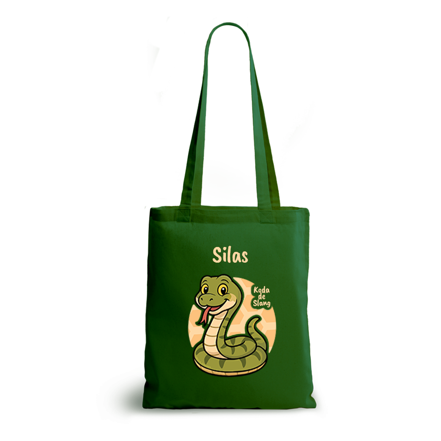 Koda de Slang | tote bag | gepersonaliseerd met naam