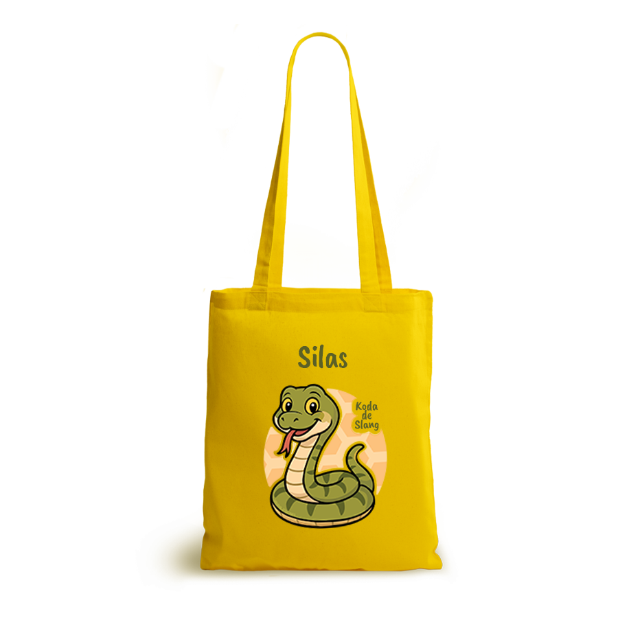 Koda de Slang | tote bag | gepersonaliseerd met naam - Afbeelding 5