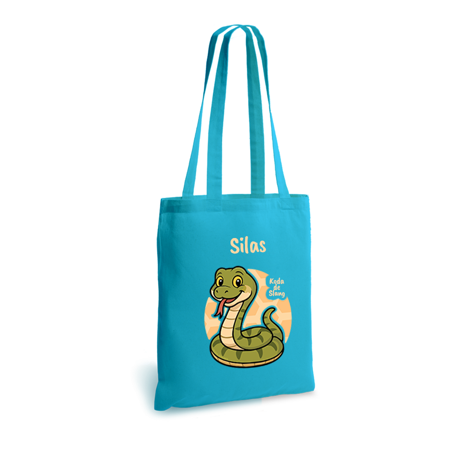 Koda de Slang | tote bag | gepersonaliseerd met naam - Afbeelding 8