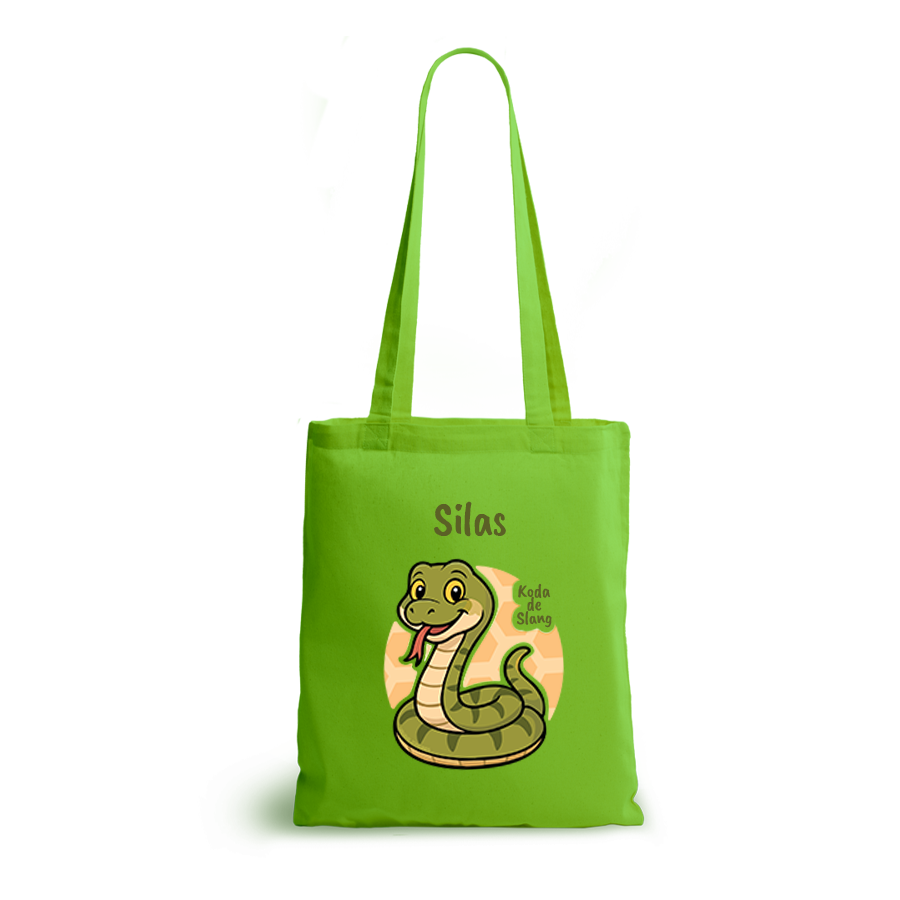 Koda de Slang | tote bag | gepersonaliseerd met naam - Afbeelding 9