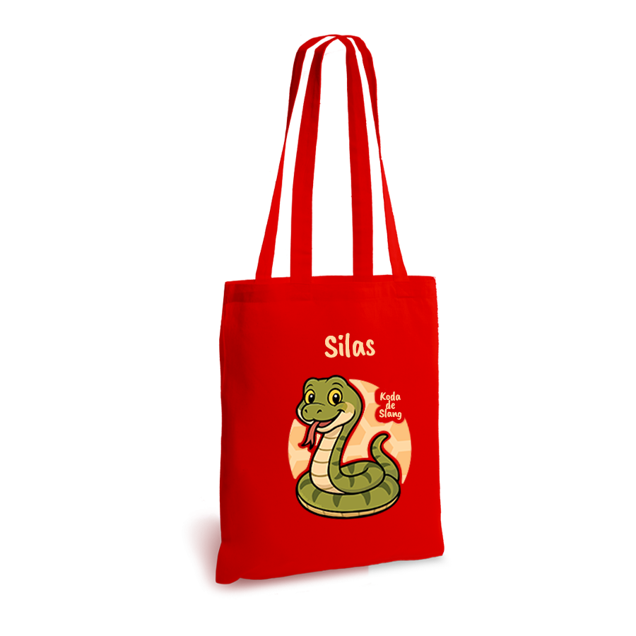 Koda de Slang | tote bag | gepersonaliseerd met naam - Afbeelding 14