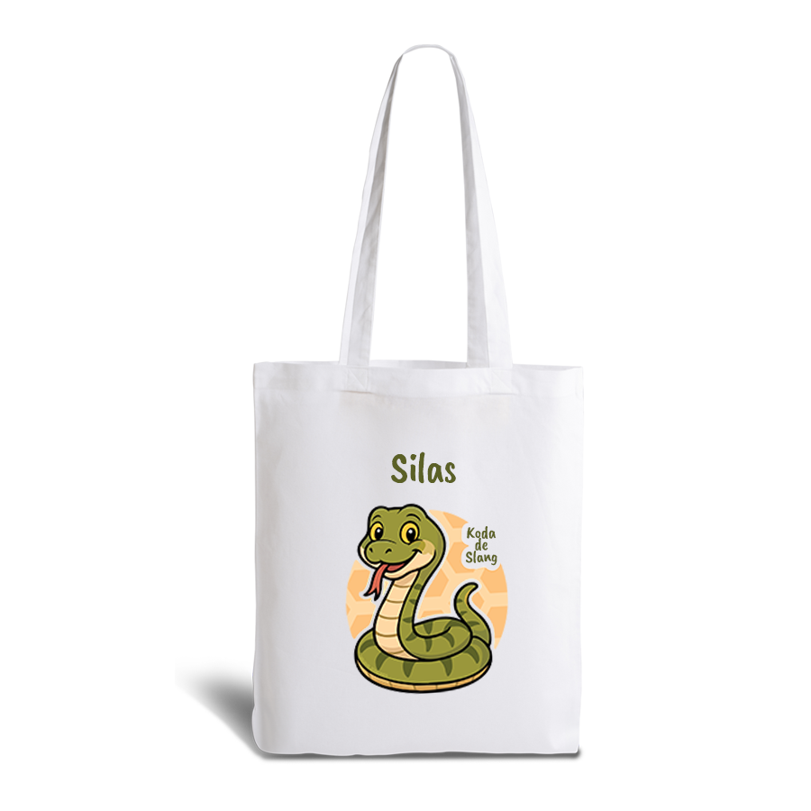 Koda de Slang | tote bag | gepersonaliseerd met naam - Afbeelding 17