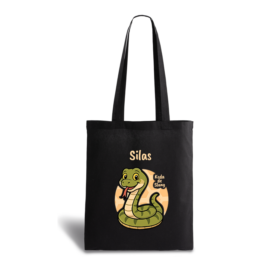 Koda de Slang | tote bag | gepersonaliseerd met naam - Afbeelding 2