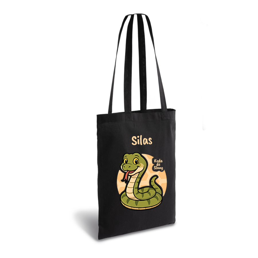 Koda de Slang | tote bag | gepersonaliseerd met naam - Afbeelding 3