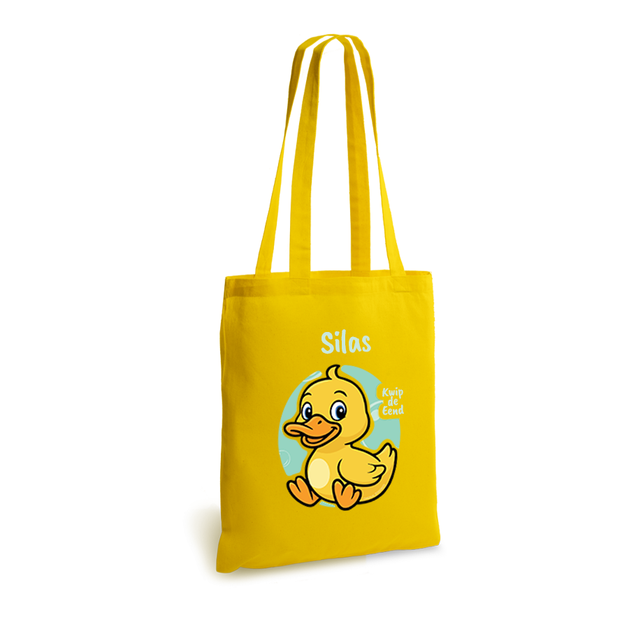 Kwip de Eend | tote bag | gepersonaliseerd met naam - Afbeelding 7