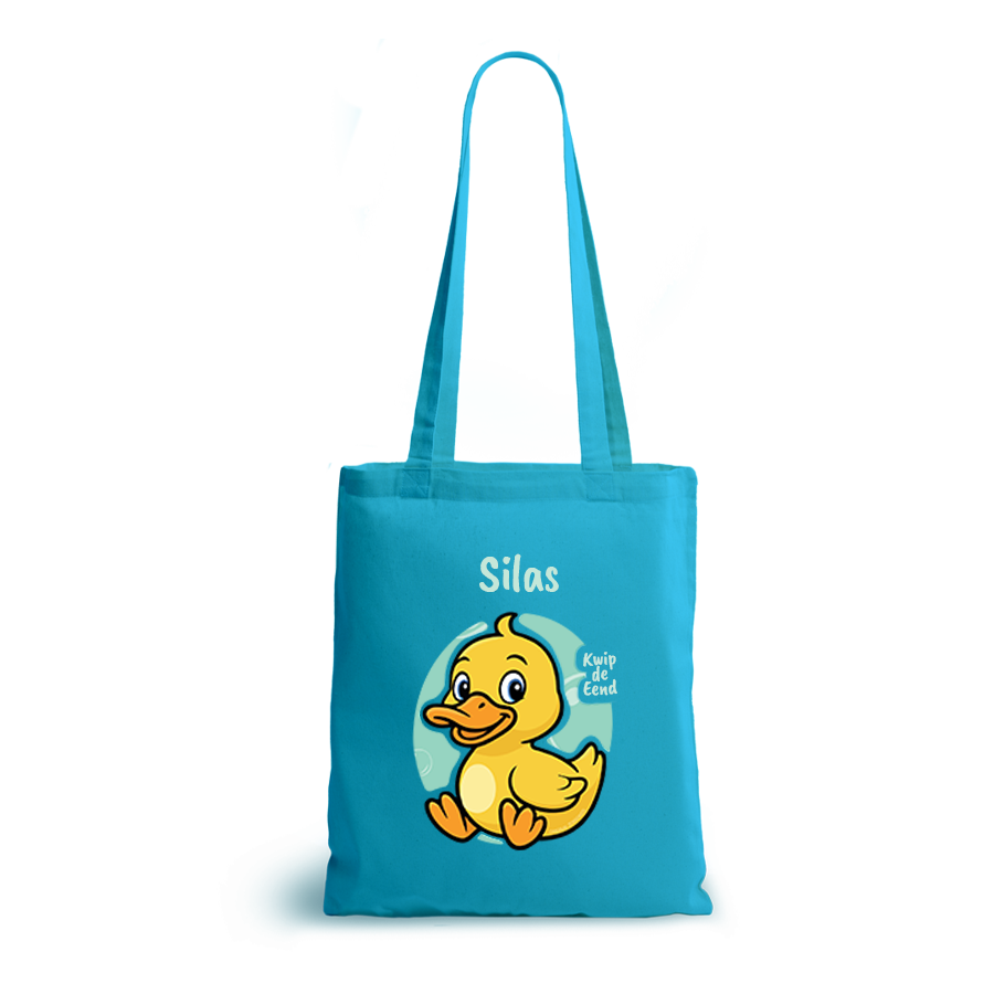 Kwip de Eend | tote bag | gepersonaliseerd met naam - Afbeelding 8